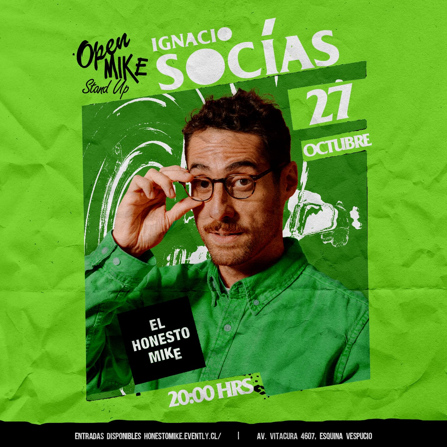 Open Mike: Ignacio Socías en El Honesto Mike Vitacura image}