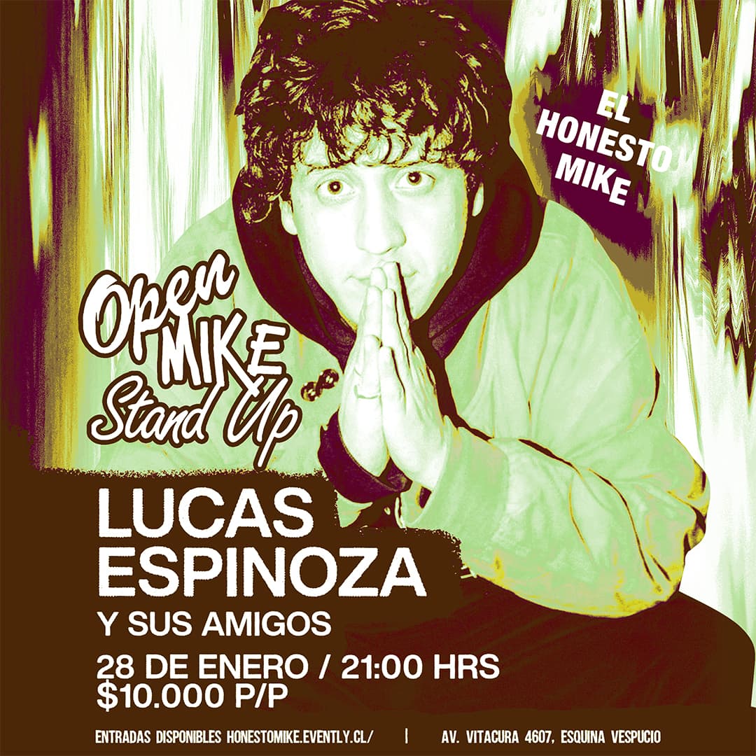 Open Mike: Lucas Espinoza en El Honesto Mike Vitacura image}
