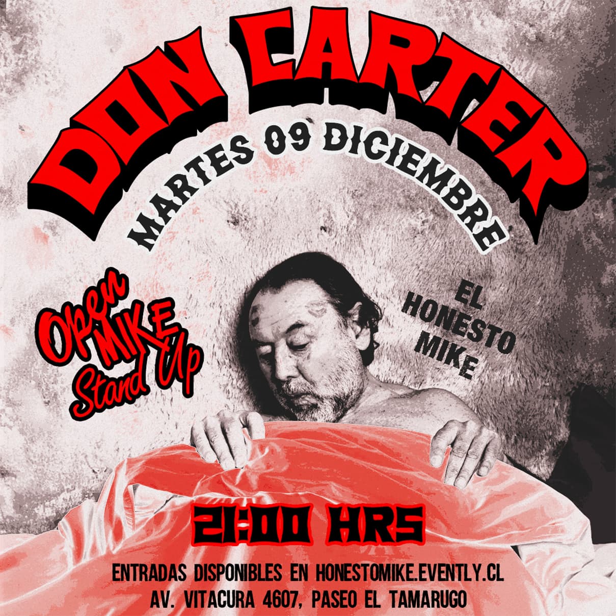 Open Mike: Don Carter en El Honesto Mike Vitacura image}