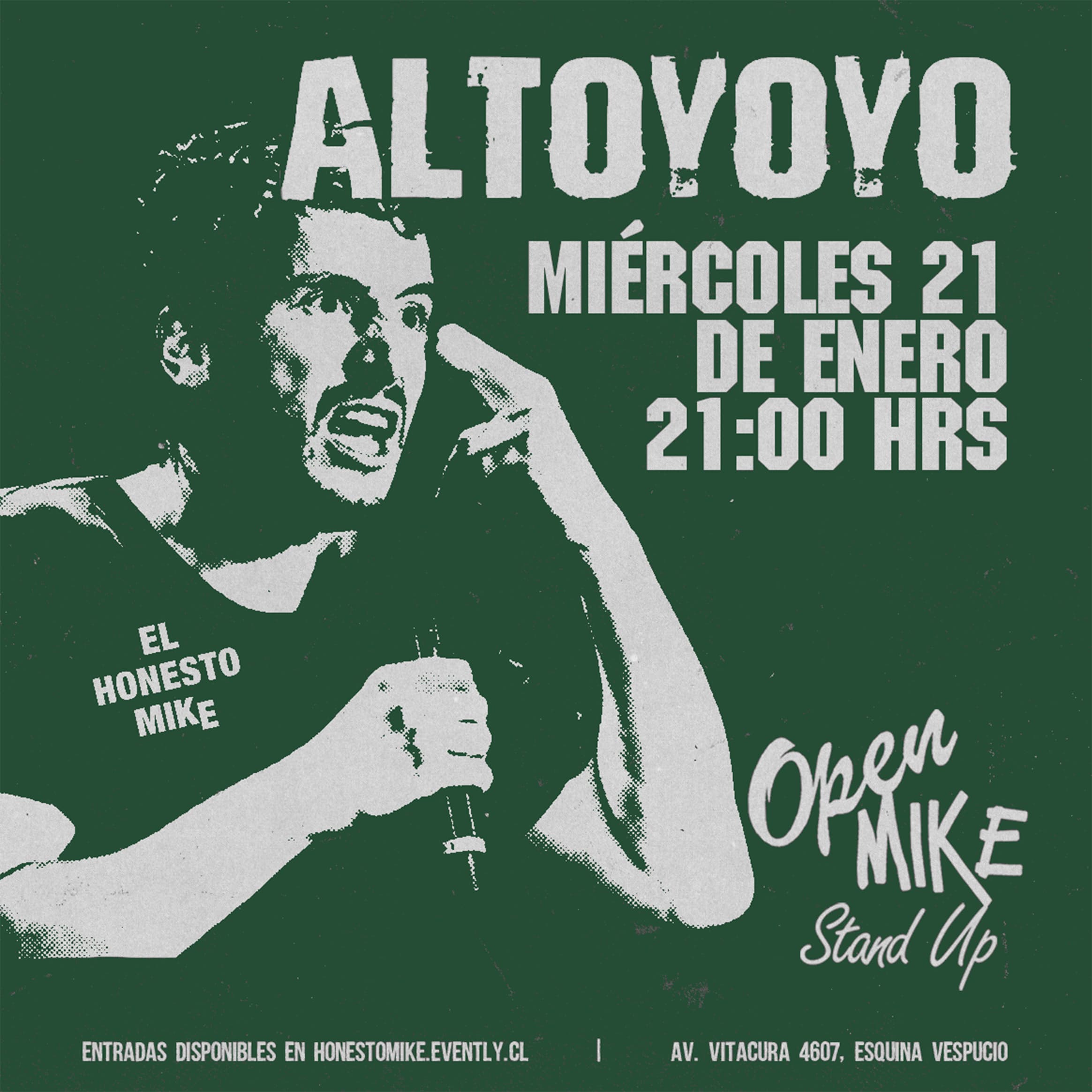 Open Mike: Altoyoyo en El Honesto Mike Vitacura  image}