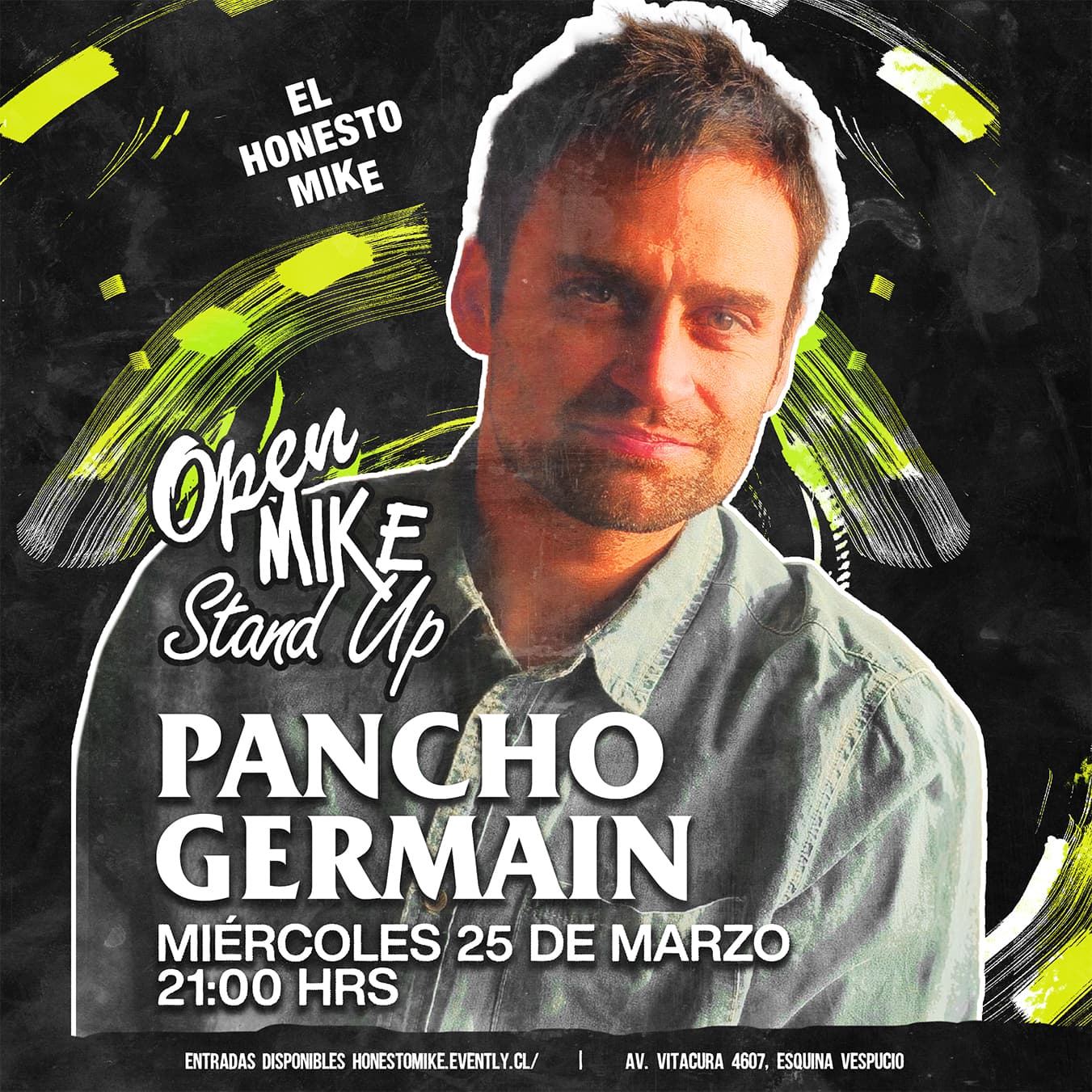 Open Mike: Pancho Germain en El Honesto Mike Vitacura image}