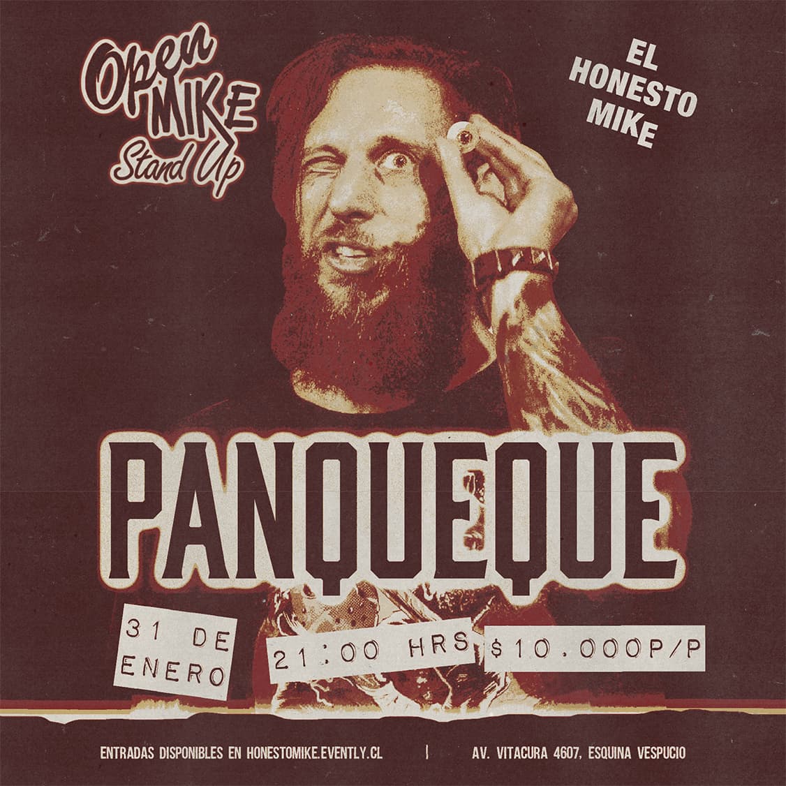 Open Mike: Panqueque en El Honesto Mike Vitacura image}